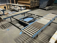 2003 bishamon e7 up ezu-15 pneumatische heftafel - afbeelding 3 van  8