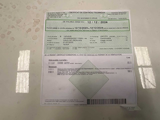 2003 cadillac escalade - oldtimer - afbeelding 28 van  33