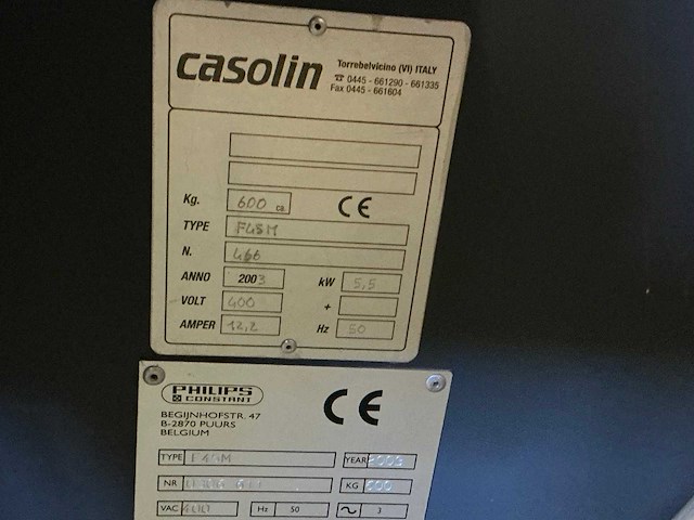 2003 casolin f45m toupie - afbeelding 3 van  13