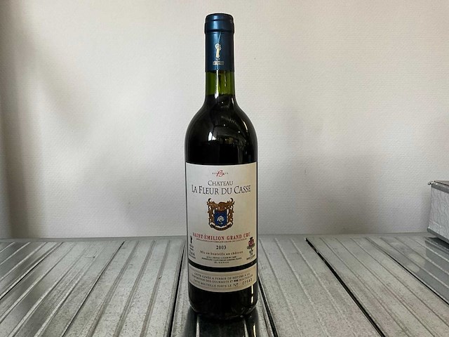 2003 château la fleur du casse rode wijn (9x) - afbeelding 1 van  3
