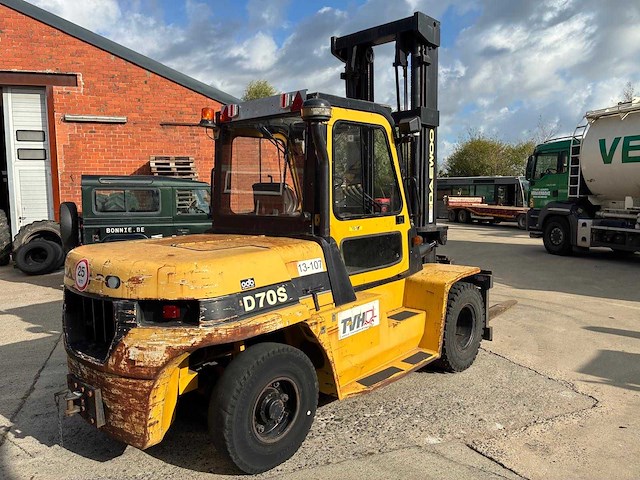 2003 daewoo d70s-2 *7 ton* vorkheftruck - afbeelding 4 van  9