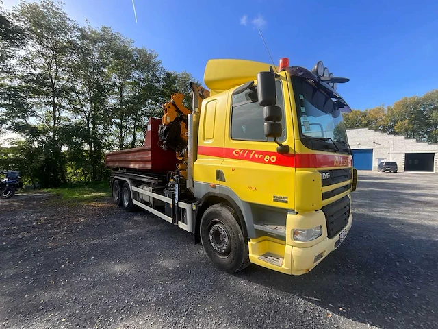 2003 daf cf85 daf cf85 6x4 tipper + effer 145-11-4s kraan met afneembare fok – 280 kw – 3 assen - afbeelding 33 van  33
