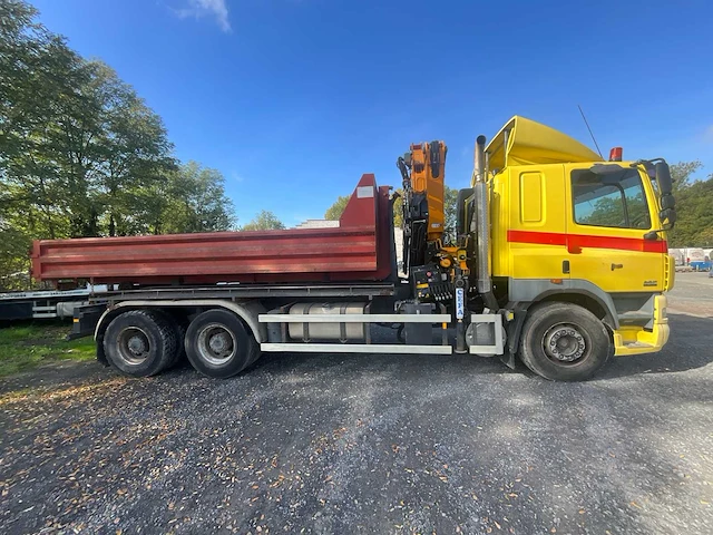 2003 daf cf85 daf cf85 6x4 tipper + effer 145-11-4s kraan met afneembare fok – 280 kw – 3 assen - afbeelding 11 van  33