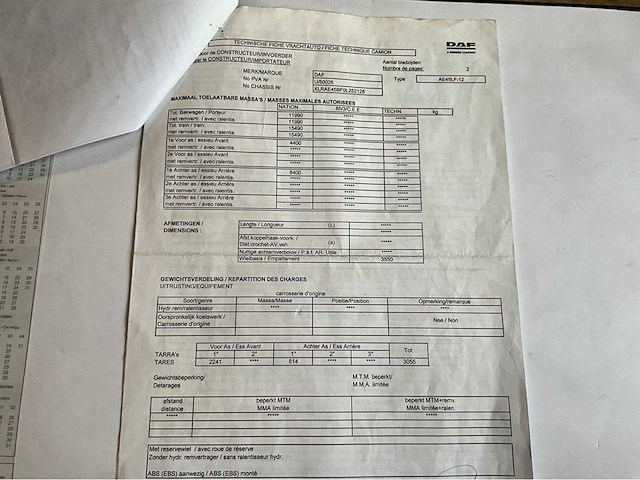 2003 daf lf45 container - automaat - afbeelding 43 van  46