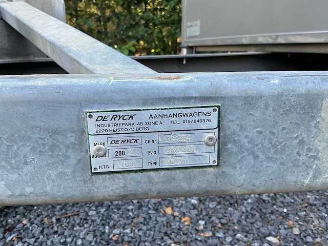 2003 de ryck aanhangwagen - afbeelding 2 van  19