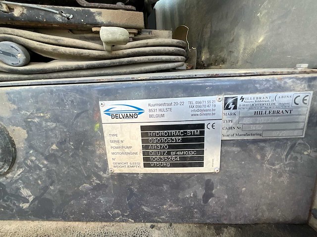 2003 delvano hydrotrac-stm spuit - afbeelding 15 van  23