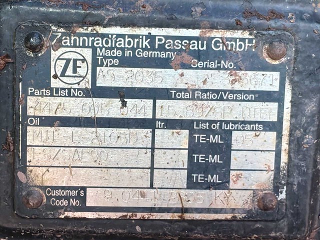 2003 deutz agrotron 106 mk3 4wd landbouwtractor - afbeelding 13 van  18