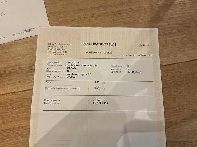 2003 drowa dr3500 aanhangwagen - afbeelding 22 van  31