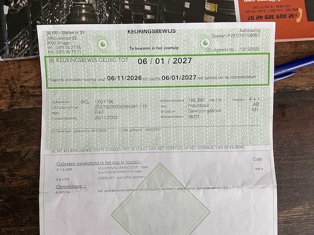2003 fiat stilo personenauto - afbeelding 16 van  24