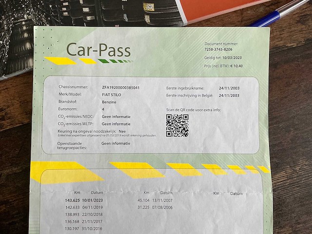 2003 fiat stilo personenauto - afbeelding 17 van  24