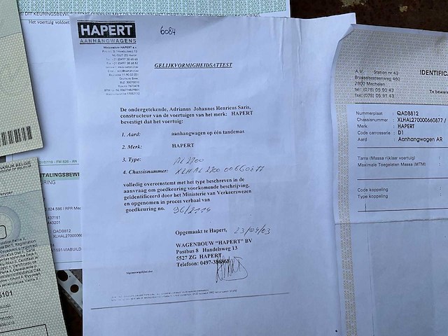 2003 hapert aanhangwagen - afbeelding 11 van  20