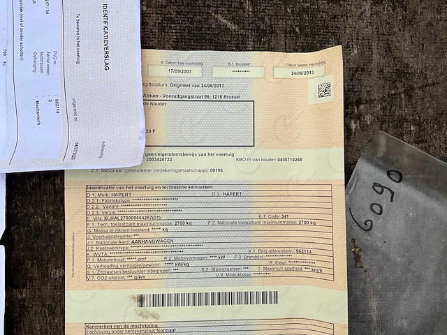 2003 hapert aanhangwagen - afbeelding 9 van  19