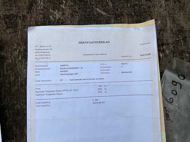 2003 hapert aanhangwagen - afbeelding 10 van  19