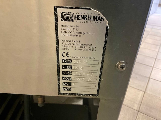 2003 henkelman 300 vacuümmachine - afbeelding 8 van  8