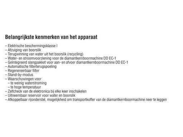 2003 hilti dd-rec1 water recycleringssysteem - functioneel - afbeelding 6 van  7