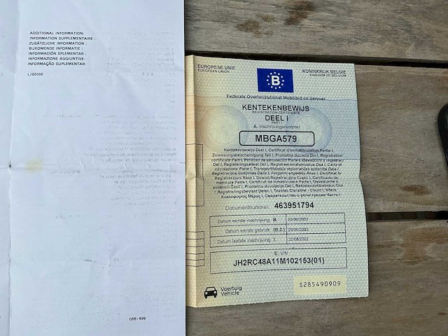 2003 honda black widow rc48 motorfiets - afbeelding 24 van  31