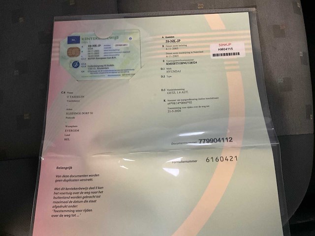 2003 hyundai getz - 1.6i-16v gls - personenauto - afbeelding 7 van  16