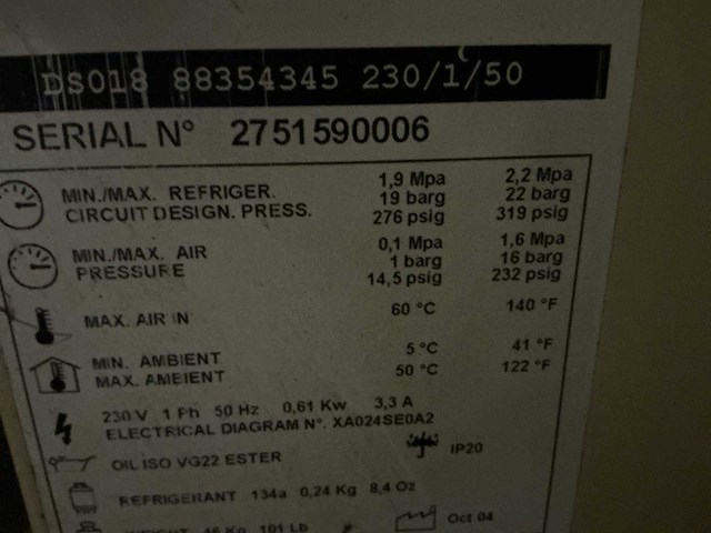 2003 ingersoll rand up5-11-10 schroefcompressor - afbeelding 18 van  18