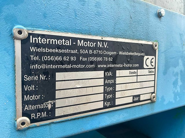 2003 intermetal atn28/4-s stroomgenerator - afbeelding 5 van  9