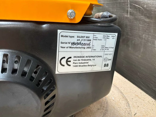 2003 ironside silent 950 stroomgenerator - afbeelding 3 van  4