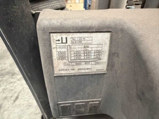 2003 jungheinrich efg-vac 16lspge100-550dz reach truck - afbeelding 8 van  11