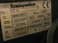 2003 jungheinrich ejd 20 elektrische palletwagen - afbeelding 4 van  7