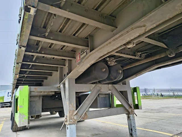 2003 kwb p-393-sti-h schuifzeil oplegger - mtm 39t - afbeelding 2 van  14