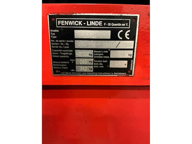 2003 linde l14 stapelaar - afbeelding 10 van  16