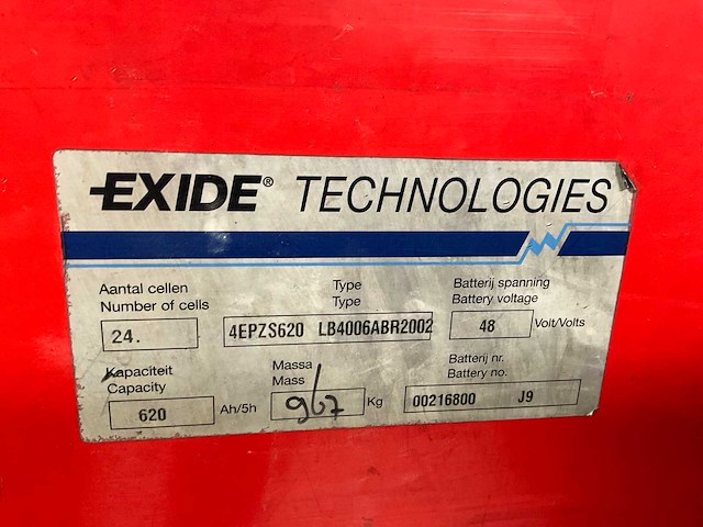 2003 linde r14 reach truck - afbeelding 8 van  16