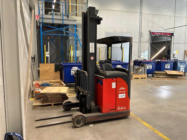 2003 linde r14s reach truck - afbeelding 1 van  15