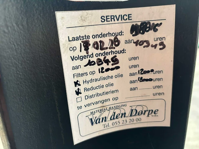 2003 linde r14s vorkheftruck 1400kg - functioneel - afbeelding 15 van  31