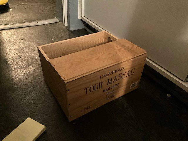 2003 margaux chateau tour massac rode wijn (3x) - afbeelding 3 van  4