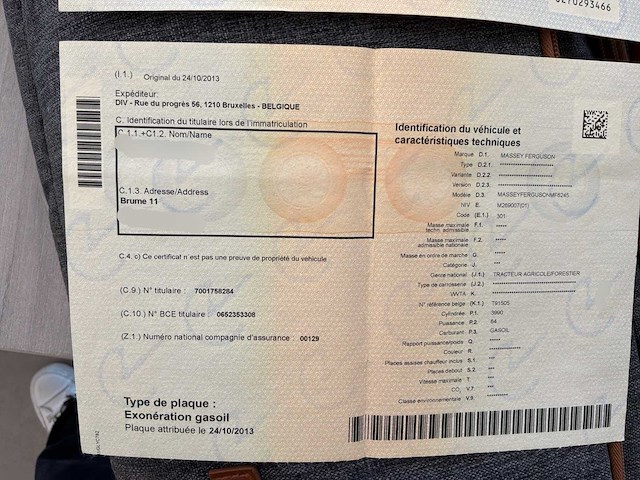 2003 massey-ferguson 6245 4wd landbouwtractor met vermogensregeling - afbeelding 22 van  30