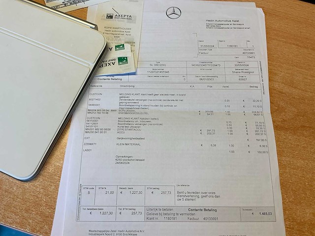 2003 mercedes-benz sl350 roadster personenauto - afbeelding 47 van  54