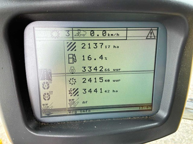 2003 new holland cx820 maaidorser met maaibord en kar - afbeelding 11 van  21
