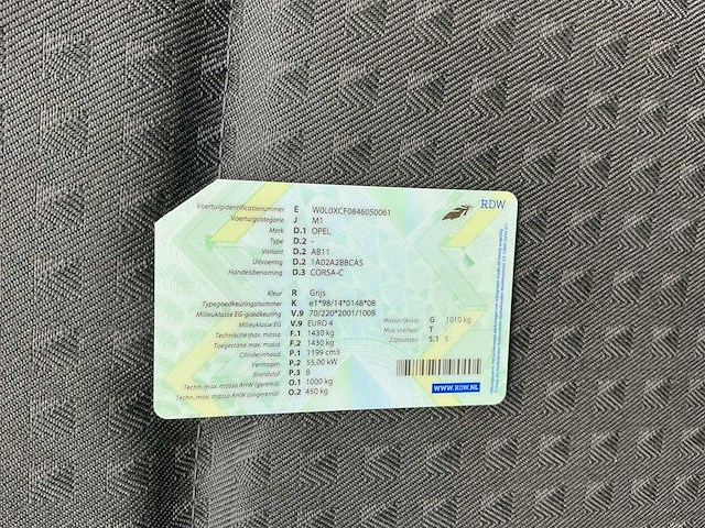2003 opel corsa personenauto - afbeelding 16 van  23