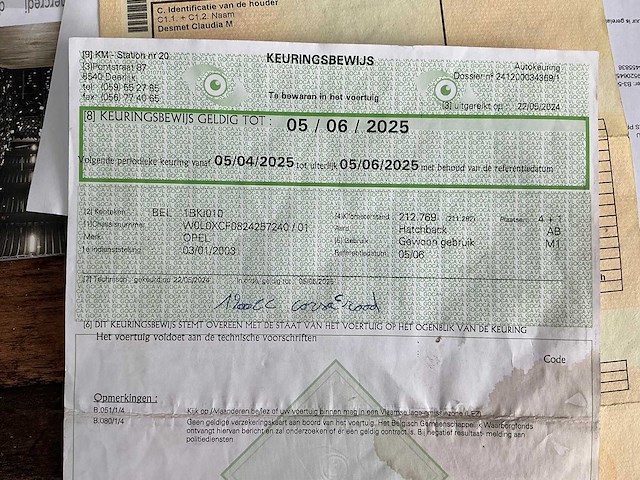 2003 opel corsa personenauto - afbeelding 7 van  17