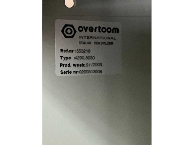 2003 overtoom 4290.8030 27-vaks brievenbus - afbeelding 3 van  3