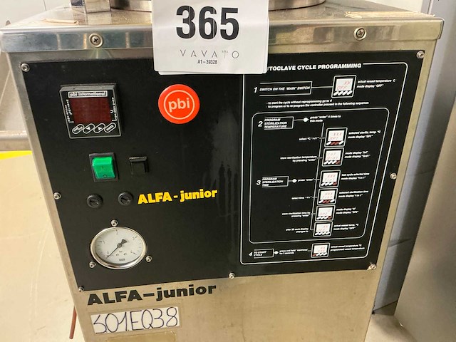 2003 pbi alfa-junior autoclave - afbeelding 3 van  7