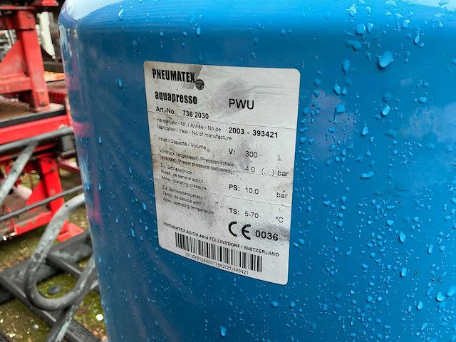 2003 pneumatex aquapresso pwu drukvat - afbeelding 2 van  2