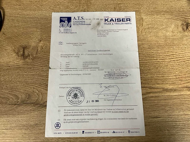 2003 robuuste kaiser dieplader - afbeelding 40 van  56