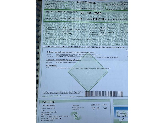 2003 saab 9-3 - afbeelding 20 van  31