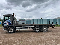 2003 scania 6x2 open laadbak / machineplatform - afbeelding 4 van  7