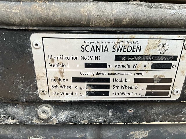 2003 scania 6x2 open laadbak / machineplatform - afbeelding 26 van  53