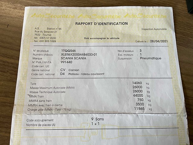 2003 scania 6x2 open laadbak / machineplatform - afbeelding 46 van  53