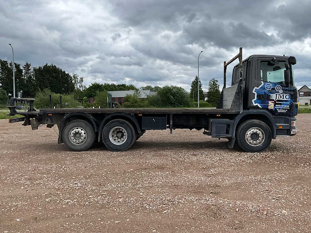 2003 scania 6x2 open laadbak / machineplatform - afbeelding 50 van  53