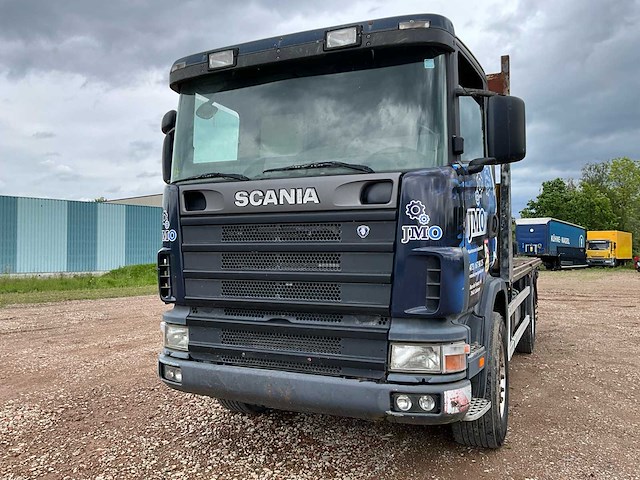 2003 scania 6x2 open laadbak / machineplatform - afbeelding 53 van  53