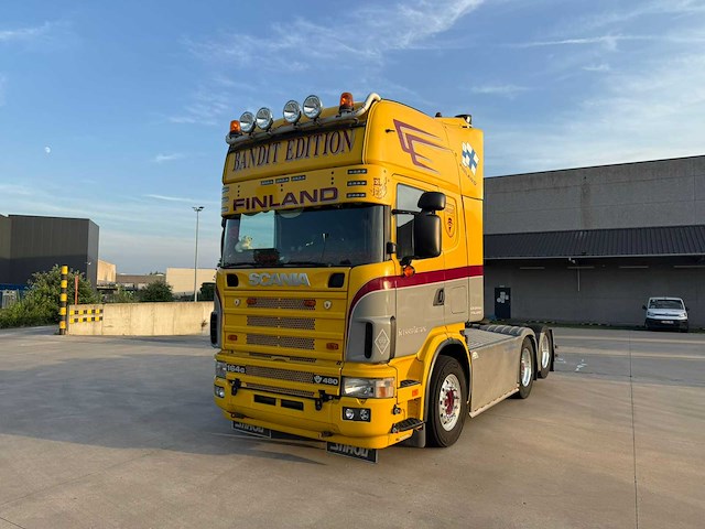 2003 scania r 164 l-6x2 vrachtwagen - afbeelding 1 van  27