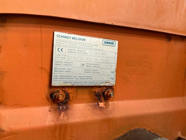 2003 schmidt stratos b50-36 gedragen zoutstrooier - afbeelding 1 van  3