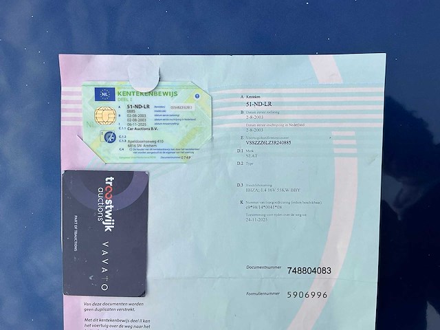 2003 seat ibiza personenauto - afbeelding 16 van  25